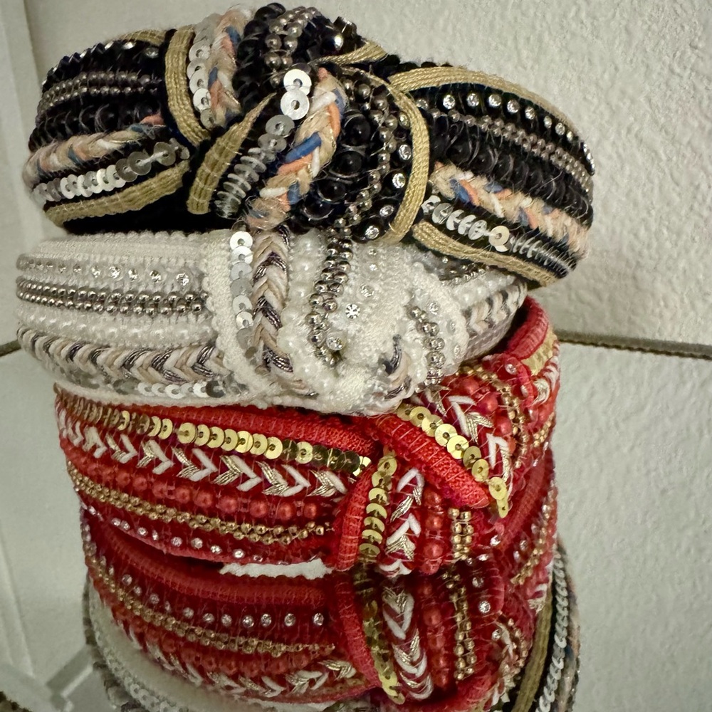 Stylish Sequin Embellished Headbands